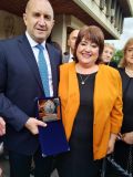 Директорът на СУ "Петко Росен" бе от почетните гости на приемпо случай 24 май, с домакин държавният глава Румен Радев - СУ Петко Росен - Бургас